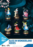 Alice in Wonderland Mini Diorama Stage sochas 6-pack 10 cm